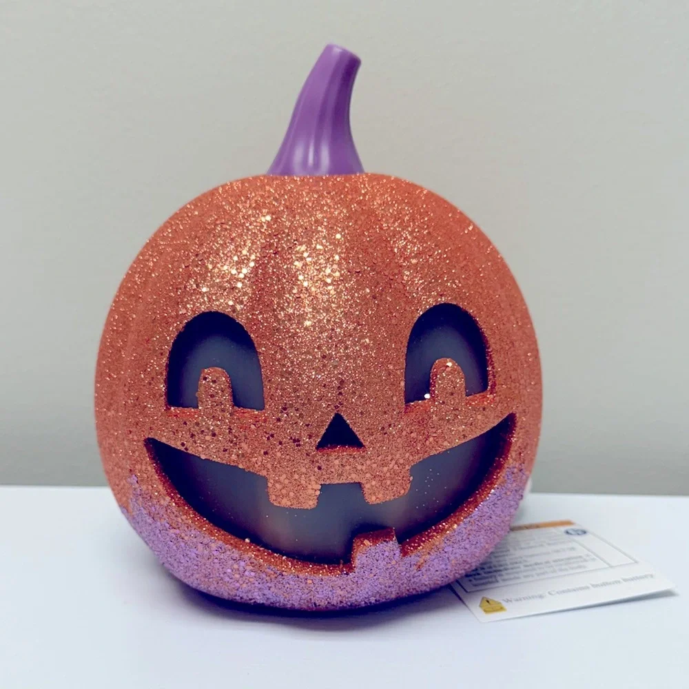 3 for $15 SALE Target Bullseye Playground LED Ombré Glitter Halloween Pumpkin